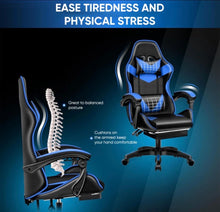Load image into Gallery viewer, Gaming Chair Office Reclining Chair with Footrest