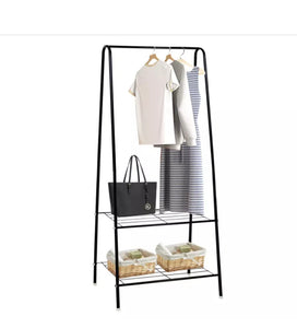 Metal Clothes Garment Rail & Storage Shelves