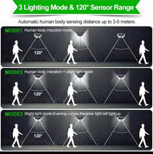 Load image into Gallery viewer, 4 x Solar Powered Wall Lights LED PIR Motion Sensor