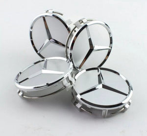 4 x Centre Caps for Mercedes Alloy Wheels 75mm