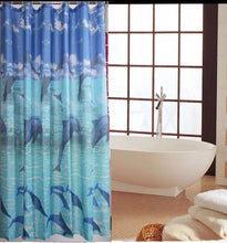 Load image into Gallery viewer, Shower Curtain 100% Polyester Washable + 12 Hooks 180x180cm