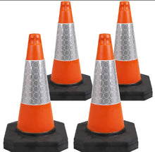 Load image into Gallery viewer, 4 x Road Traffic Cones 45cm