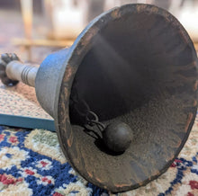 Load image into Gallery viewer, 20cm Solid Cast Iron Wooden Handle Hand Bell
