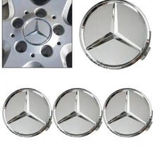 Load image into Gallery viewer, 4 x Centre Caps for Mercedes Alloy Wheels 75mm