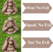 Load image into Gallery viewer, 3 Wise Monkeys Garden Ornaments