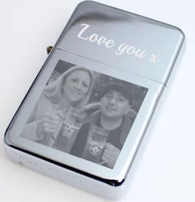 Personalised Lighter Photo Logo Message Name