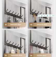 Load image into Gallery viewer, Over Door 7 Hooks Rail Hanger