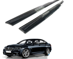 TO FIT BMW 5 SERIES F10 2010-2017 SIDE SKIRT EXTENSIONS PAIR