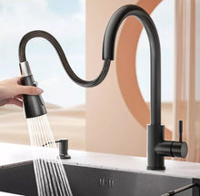 Load image into Gallery viewer, Kitchen Sink Tap Mixer Pull Out Spray Head Single Lever Mono