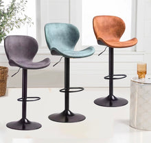 Load image into Gallery viewer, PU Leather Kitchen Breakfast Bar Stool • 3 Colours