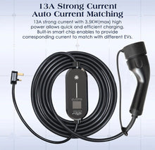 Load image into Gallery viewer, EV Charging Cable Granny Charger Type 2 Electric Vehicle 13A
