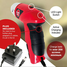 Load image into Gallery viewer, Rechargeable Cordless Electric Screwdriver Set Mini Power Tool + Bits + Charger