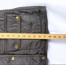 Load image into Gallery viewer, Barbour International Women’s Quilted Polarquilt Jacket Grey Ladies Size 12