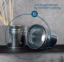 Load image into Gallery viewer, 12 x Metal Herb Plant Flower Pots