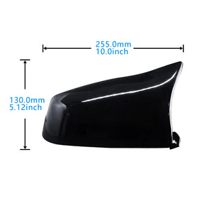 2 x Gloss Black Wing Side Mirror Cover Cap for BMW E60 E61 F10 F11 5 Series 10-13 7 Series Pre-LCI 09-12