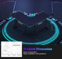 Load image into Gallery viewer, L Shaped Desk Corner Workstation for Home Office