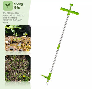 Weed Puller Twister Steel Claw Weed Remover Root Killer