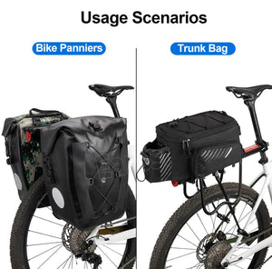 Bike Rear Bicycle Pannier Rack Quick Release Luggage Carrier & Fender