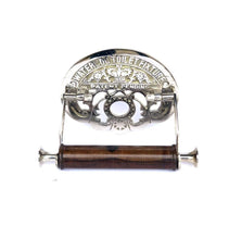 Load image into Gallery viewer, Antique Style Toilet Roll Holder Brass/Silver Retro Vintage