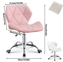 Load image into Gallery viewer, PU Leather Computer Office Desk Chair Adjustable Lift Swivel