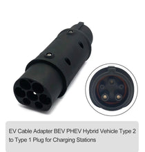 Load image into Gallery viewer, Type 2 to Type 1 EV Charging Cable Car Charger Adapter