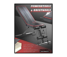 Load image into Gallery viewer, Foldable Adjustable Weight Exercise Bench Home Gym