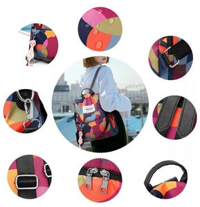 Ladies Waterproof Backpack Shoulder Bag