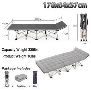 Portable Folding Bed with Mattress