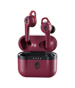 Refurbished Skullcandy Indy Evo In-Ear True Wireless Headphones IP55 Ear Buds - Deep Red