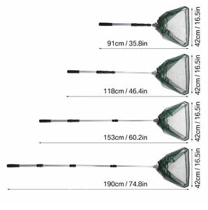Landing Net Telescopic Fishing Extending Long Handle 1.9metre