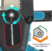 Load image into Gallery viewer, 10” Cordless Mini Chainsaw 10 inch Wood Cutter &amp; 2 Batteries