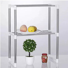 Load image into Gallery viewer, 2 Tier Adjustable Rack for Microwave / Kitchen Storage