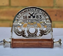 Load image into Gallery viewer, Antique Style Toilet Roll Holder Nickle Chrome Retro Vintage