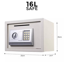 Load image into Gallery viewer, 16L Electronic Safe 25x25x35cm for Home/Office
