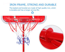 Load image into Gallery viewer, 200cm High Free Adjustable Standing Kids Basketball Set