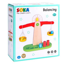 Load image into Gallery viewer, Wooden Balancing Counting Weighing Scale Educational Toy for Kids 3+