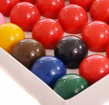 Load image into Gallery viewer, Pool Ball Set 16Pcs Spots And Stripes or Yellow and Reds 2” Full Size