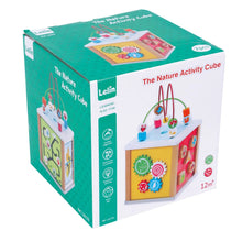Load image into Gallery viewer, Wooden Nature Activity Cube Beads Wire Maze Educational Toy