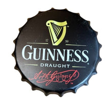 Load image into Gallery viewer, Retro Style Guinness Metal Bottle Top Bar Sign 30cm