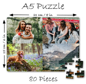 Personalised Jigsaw Puzzle • Your Photo • Custom Image Gift 80/120/300 pieces