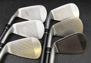 Set of 6 x Wilson Staff Tab Tc-1 Irons 5-PW Stiff Graphite Shafts Mens Clubs