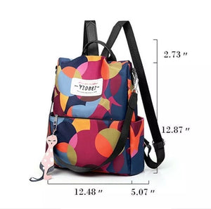 Ladies Waterproof Backpack Shoulder Bag