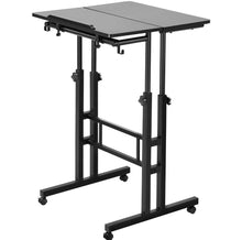 Load image into Gallery viewer, Standing / Sitting Desk Height Adjustable Workstation