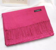 Load image into Gallery viewer, New Cashmere Blend Scarf in 10 Different Colours