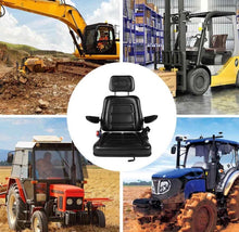 Load image into Gallery viewer, Universal Tractor / Forklift Seat with Safety Belt