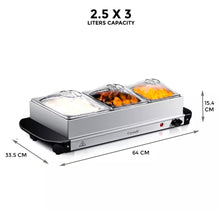 Load image into Gallery viewer, Electric Food Warmer Buffet Server 300w Hot Plate