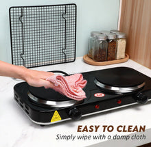 Load image into Gallery viewer, 1000W Electric Hotplate Portable Single / Double Hot Plate