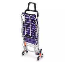 Load image into Gallery viewer, Portable Folding Shopping Trolley • Stair Climbing with Ease