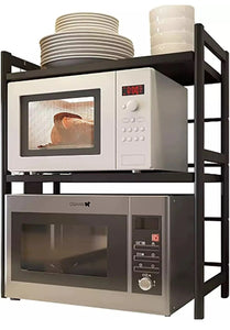 3 Tier Adjustable Microwave  Rack Stand Storage Kitchen Shelf