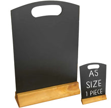Load image into Gallery viewer, Hand Held Table Top Menu Blackboard Specials Board with Base